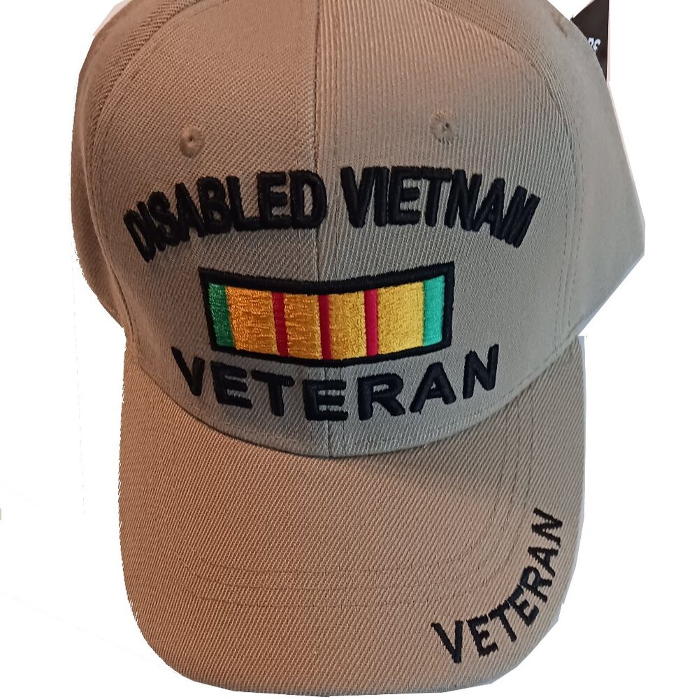 Disabled Vietnam Veteran Hat (Khaki)